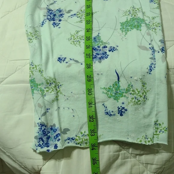 Floral Adonna cutoff pajamas, sz XXL - Picture 13 of 15